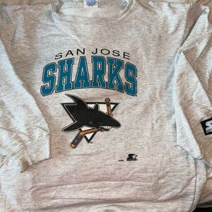 vintage youth san jose sharks sweatshirt
